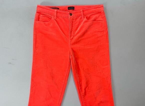 Talbots Pants - Talbots Women's Velveteen Straight Leg 5-Pocket Pants, Jeans. Red, Size 10. EUC!